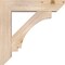 Ekena Millwork Imperial Slat Smooth Bracket w/ Offset Brace, Douglas Fir, 7 1/2"W x 32"D x 32"H BKT0806X32X32IMP06SDF - alternate 4